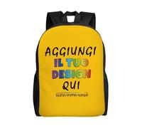 Zaino personalizzata per uomo donna - il tuo con foto, testo o nome - zaino personalizzato bambino, capacità con scomparti per Ideale per Scuola, Viaggi, Tempo Libero e Lavoro