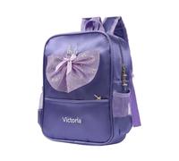Zaino Personalizzati per Bambini Ragazze Zainetti con Nome Scuola dell'infanzia Studente della Scuola Primaria Ritorno a Scuola Zaino per la scuola Regalo per Figlia Zaino daViaggio (Viola)