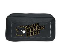 Zaino Personalizzato con Logo e Testo, Borsa per La Scuola Personalizzata, Zaino per Ragazzi e Ragazze, Astuccio per Matite, Regalo per Il Ritorno A Scuola Pencil Case,22 * 4.5 * 11cm
