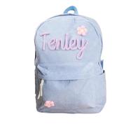 Zaino Personalizzato per Bambini - Zaino in Velluto a Coste con Nome Ricamato, Zainos Scolastico in Corda di Cotone, Regalo per Bambine/Bambini - Ideale per la Scuola