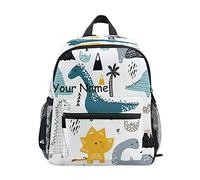 Zaino personalizzato per bambini, zaino personalizzato con nome/testo, borsa asilo in stile scandinavo per ragazze e ragazzi, Multicolore, Taglia unica, Zaino per bambini