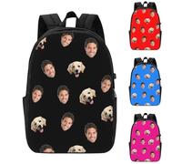 Zaino personalizzato, Zaino per laptop personalizzato, Personalizza il tuo zaino casual con il tuo nome/immagine/testo/logo, Ideale per scuola, Viaggi ed avventure all'aperto, Regalo personalizzato