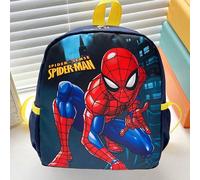 Zaino piccolo con stampa carina del cartone animato di Spiderman Marvel, adatto per bambini e bambine, regalo leggero di Natale per famiglia e amici Fumetto,Grafico,LetterePoliestere