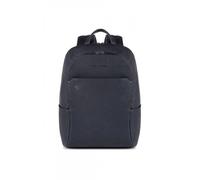 Zaino piccolo porta pc e iPad® in pelle con BLU