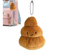 Zaino Pioggia Peluche - 25 G Cacca Di Peluche Animali Di Peluche Bambola | Orecchini Borsa Di Cacca Strana, Cartone Animato Regalo Di Compleanno Cartone Animato Peluche Per Bambino, A Piece Of Cake