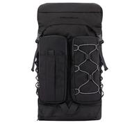 Piquadro Zaino Mick Uomo 2 comparti con patta e PC 15,6" tessuto nero 100% poliestere