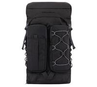 Piquadro Zaino Mick Uomo 2 comparti con patta e PC 15,6" tessuto nero 100% poliestere
