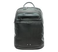 Piquadro In Pelle E Tessuto Con Tasca Porta Pc 15,6" Verde Uomo