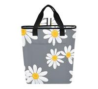 Zaino più fresco isolato per viaggiare semplice modello margherita refrigerante zaino a prova di perdite grande contenitore per il pranzo per donne uomini borsa morbida isolata tote borsa da spiaggia