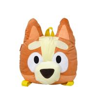 Zaino Plush A Forma Di Testa Di Bingo Bluey Fast Forward 10 X 13