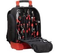 Wiha Zaino porta attrezzi da meccanico, 43pz., con attrezzatura meccanica di base, con scomparto per laptop, tasche per accessori (45529) Quantità:1
