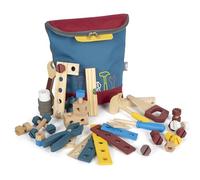 small foot Zaino porta attrezzi "Workshop", zaino per bambini con 8 attrezzi in legno, dai 3 anni, 12603