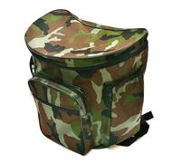 Cesto zaino in vimini porta funghi verde gerla cesta montagna raccolta funghi cm. 41x28,5 x38,5h