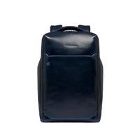 PIQUADRO Blue Square Backpack 2 Compartments 14" Midnight Blue