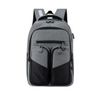 Zaino portatile da uomo, zaino impermeabile da 15,6 pollici, zaino da lavoro con porta USB, zaino da lavoro aziendale, adatto per università, viaggi e lavoro C,46 * 16 * 32cm