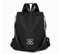 Zaino posteriore - Elegante borsa di sicurezza per pendolarismo | accesso con cerniera nascosta con custodia elettronica imbottita e finiture per campus, treni pendolari, uffici e aerei, Nero , Refer