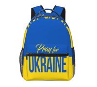 Zaino Pray For Ukraine per laptop, borsa da campeggio da 15,6 pollici