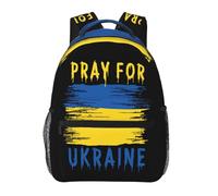 Zaino Pray For Ukraine per laptop, borsa da campeggio da 15,6 pollici