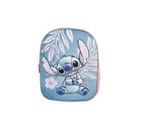 Zaino prescolare Stitch Pink 3D - Cinghie regolabili per un comfort tutto il giorno - Interno completamente foderato e personalizzato - Spallaccio imbottito - 30 X 24 X 8 CM, multicolore, M, Casual