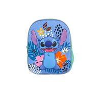 Zaino prescolare Stitch Tropical - Cinghie regolabili per un comfort tutto il giorno - Interno completamente foderato e personalizzato - Spallaccio imbottito - 30 X 24 X 8 CM, multicolore, M, Casual