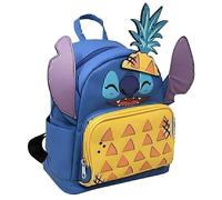 Disney Stitch Pineapple - Zaino Mini Deluxe da 25,4 cm, con 1 tasca frontale