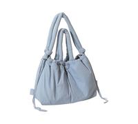 Zaino Puffer per le donne Puffer Tote Bag leggero Puffy borsa grande zaino gonfio borse a tracolla per la scuola, Blu, Taglia unica