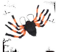 Zaino Ragno Halloween - Decorazioni Per Feste In Costume Ragno - Zaino In Peluche Realistico Per Caramelle Halloween Adatto A Bambini Donne Uomini Per Feste Ed Eventi A Tema Casa Stregata