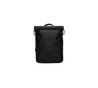 Rains Trail Zaino roll-top nero, poliuretano, unisex, 18L