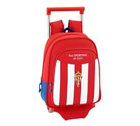 Zaino Real Sporting De Gijon Ufficiale , Scolastico, Con Trolley Safta