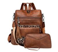Zaino Retrò Sacca Per La Scuola Studentesca Con Tasselle Capacità Daypacks In Pelle Zaino In Pelle Spalla Spalla Da Viaggio Retrò Scuola Studentessa Grandi Dimensioni