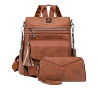 Zaino Retrò Sacca Per La Scuola Studentesca Con Tasselle Capacità Daypacks In Pelle Zaino In Pelle Spalla Spalla Da Viaggio Retrò Scuola Studentessa Grandi Dimensioni