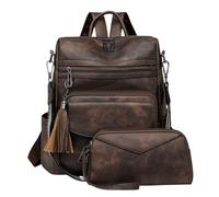 Zaino Retrò Sacca Per La Scuola Studentesca Con Tasselle Capacità Daypacks In Pelle Zaino In Pelle Spalla Spalla Da Viaggio Retrò Scuola Studentessa Grandi Dimensioni