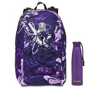 ZAINO REV.FLOWERS INVICTA GRS TW. INVICTA GRS TWIST + Invicta Borraccia, Viola,