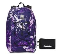 ZAINO REV.FLOWERS INVICTA GRS TW. INVICTA GRS TWIST + Invicta Portafoglio, Nero,