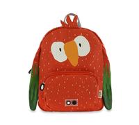 Zaino rosso Mr Parrot per bambini - Perfetto per la scuola - Nouvo