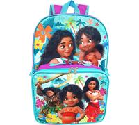 Zaino Ruz Moana Da Ragazza 16 Pollici Con Set Di Lunch Box Abbinato Rimovibile