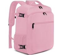 Zaino Ryanair 40x20x25 per Donna - Bagaglio a Mano 20L con Porta USB - Piccolo Zaino da Viaggio 14 Pollici per Aereo, Scuola, Lavoro, Trekking - Borsa da Cabina Rosa