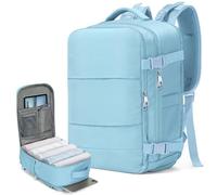 Zaino Ryanair 40x20x25 Zaino da Vaggio bagaglio a mano ryanair 12 Tasche zaino sottovuoto viaggio con Borsa Scarpe Separata per Donne e Uomini Bagaglio a mano, 20L (Blu, 40x20x25)