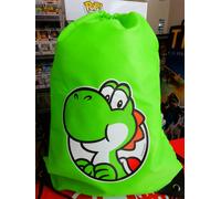 Zaino Sacca Coulisse Yoshi di Super Mario Bros Green nintendo D: 43 x 31,5 cm.