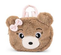 MOFU MOFU - Zaino Sagomato Plush Ufficiale Mofu Mofu, Ideale per Asilo e Tempo Libero, con Manici Regolabili e Pratica Chiusura a Zip, 24x19h cm