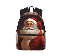 Zaino Santa Claus Zaini Per Computer | Daypack Resistente Zainetto Unisex Per Office Outdoor Notebook