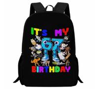 Zaino scolastico 67 Meme per bambini | Zaino Scolastico Nero Leggero Divertente Cool Graffiti Al Neon SIX SEVEN BRUH Ruba uno Zaino Brainrot Regali