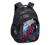 Zaino Scolastico a 3 Scomparti Spiderman Nero