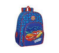 CARS - Zaino scolastico per bambini, adatto a carrozzina, comodo e versatile, qualità e resistenza, 33 x 14 x 42 cm