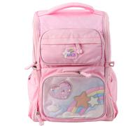Zaino scolastico con unicorno e cintura pettorale rosa 20L