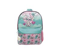 ZAINO SCOLASTICO DAM americano Angel & Stitch con trolley adattabile con tasca per Laptop