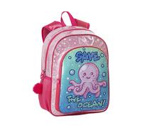 ZAINO SCOLASTICO DAM ELECTRONICS TBT424879C5830, paillettes reversibile, pompon decorativo