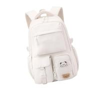 Zaino scolastico estetico giapponese per donna Nylon resistente all'acqua con scomparti multipli Spallacci ergonomici Zaino impermeabile dal look alla