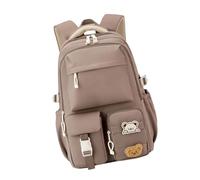 Zaino scolastico estetico giapponese per donna Nylon resistente all'acqua con scomparti multipli Spallacci ergonomici Zaino impermeabile dal look alla