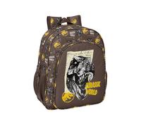 JURASSIC WORLD - Zaino scuola per bambini, adattabile a carrozzina, ideale per bambini in età scolastica, comodo e versatile, qualità e resistenza, 32 x 12 x 38 cm